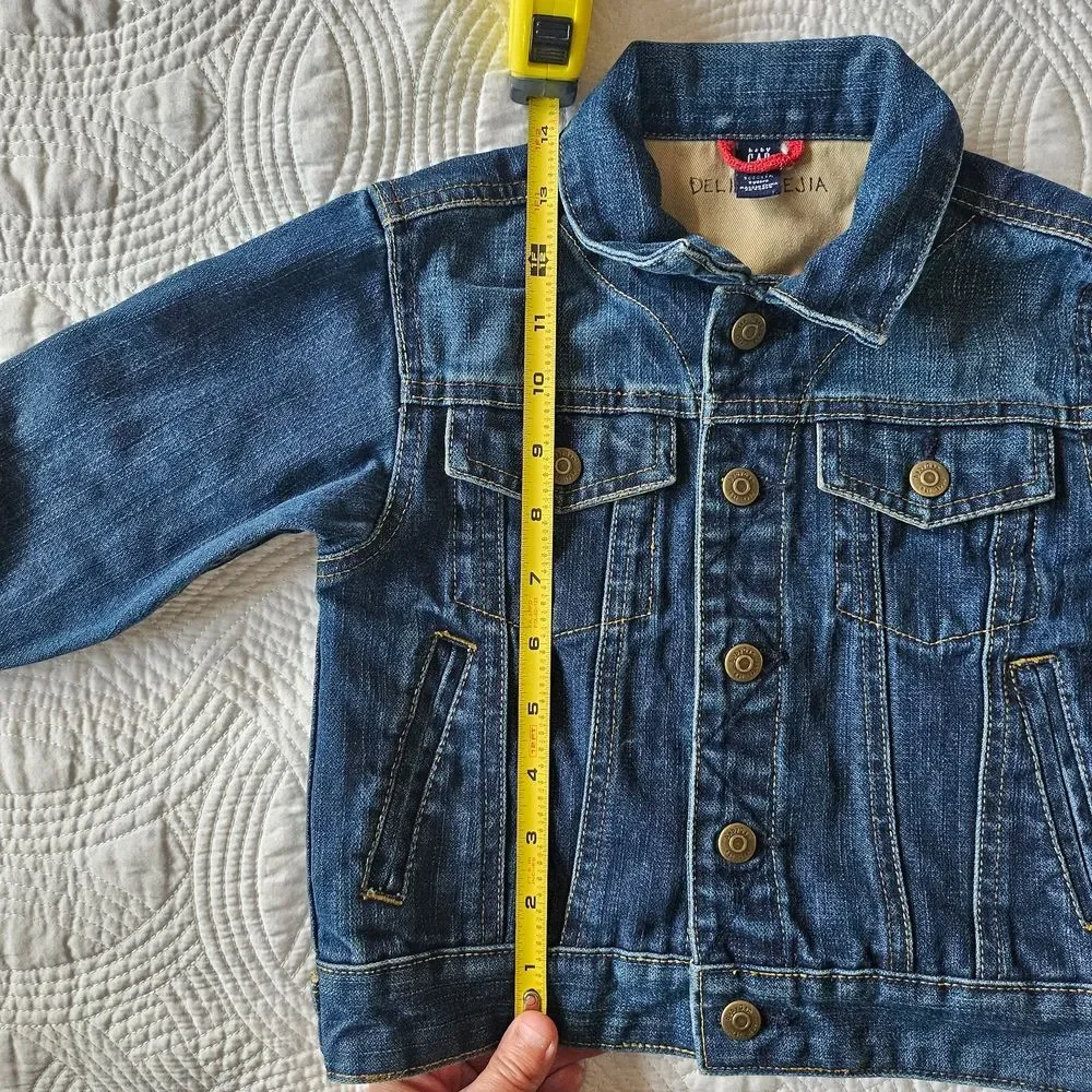 GAP Baby Dark Blue Jean Jacket Unisex Size 2T